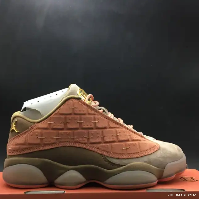 Cheap LUCY AT3102-200 Air Blush CLOT Canteen-Terra Low x Sepia 13 Stone Jordan 0602